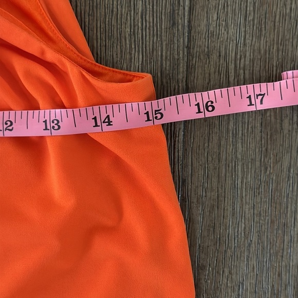 Cache Halter Mini Dress Orange - Picture 9 of 10